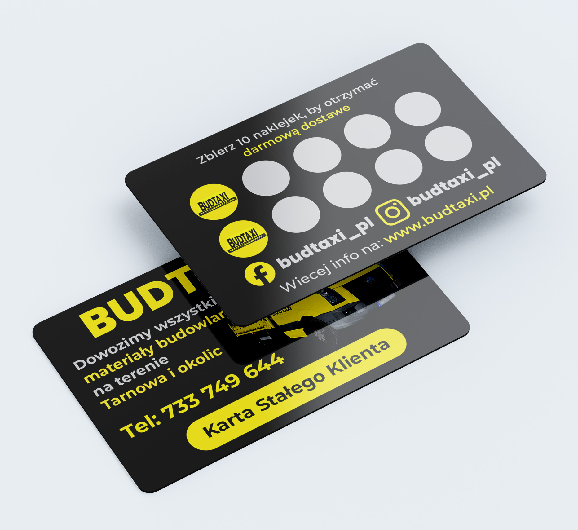 Budtaxi Karta stałego klienta